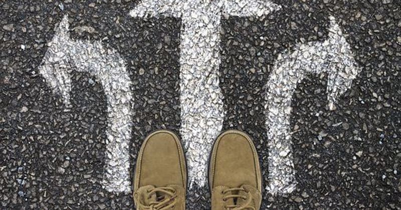 Tres caminos a los que ir.